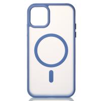Силіконовий чохол MATTE з підтримкою MagSafe для телефону iPhone 11 lavander
