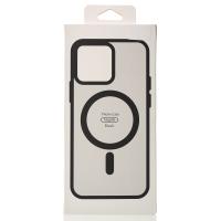 Силіконовий чохол MATTE з підтримкою MagSafe для телефону iPhone 12 classic black