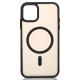 Силіконовий чохол MATTE з підтримкою MagSafe для телефону iPhone 12 classic black
