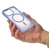 Силиконовый чехол MATTE с поддержкой MagSafe для iPhone 12 Pro lavander