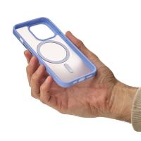 Силиконовый чехол MATTE с поддержкой MagSafe для iPhone 12 Pro lavander