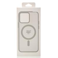 Силиконовый чехол MATTE с поддержкой MagSafe для iPhone 12 Pro titanium black