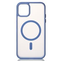 Силіконовий чохол MATTE з підтримкою MagSafe для телефону iPhone 13 lavander