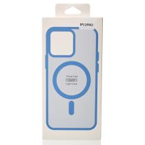 Силіконовий чохол MATTE з підтримкою MagSafe для телефону iPhone 13 Pro lavander