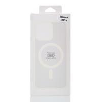 Силиконовый чехол MATTE с поддержкой MagSafe для iPhone 13 Pro cream