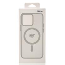 Силиконовый чехол MATTE с поддержкой MagSafe для iPhone 13 Pro titanium black