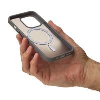 Силиконовый чехол MATTE с поддержкой MagSafe для iPhone 13 Pro titanium black
