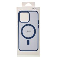 Силиконовый чехол MATTE с поддержкой MagSafe для iPhone 13 Pro dark blue