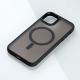 Силіконовий чохол MATTE з підтримкою MagSafe для телефону iPhone 15 classic black