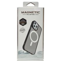 Силіконовий чохол MATTE з підтримкою MagSafe для телефону iPhone 15 classic black