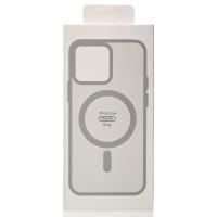 Силіконовий чохол MATTE з підтримкою MagSafe для телефону iPhone 15 titanium black