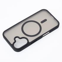 Силіконовий чохол MATTE з підтримкою MagSafe для телефону iPhone 16 Plus classic black