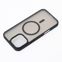 Силіконовий чохол MATTE з підтримкою MagSafe для телефону iPhone 16 Pro classic black