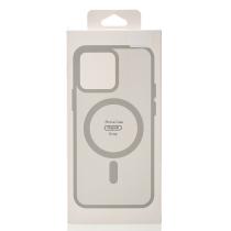 Силіконовий чохол MATTE з підтримкою MagSafe для телефону iPhone 16 Pro titanium black