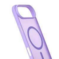 Силіконовий чохол MATTE з підтримкою MagSafe для телефону iPhone 17 AIR lavander