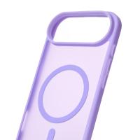 Силіконовий чохол MATTE з підтримкою MagSafe для телефону iPhone 17 AIR lavander