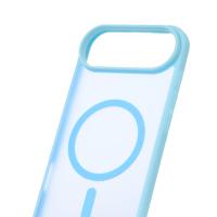 Силіконовий чохол MATTE з підтримкою MagSafe для телефону iPhone 17 AIR light blue