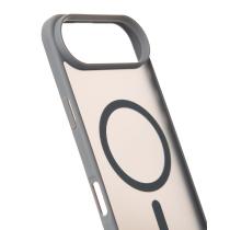 Силіконовий чохол MATTE з підтримкою MagSafe для телефону iPhone 17 AIR titanium black