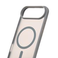 Силіконовий чохол MATTE з підтримкою MagSafe для телефону iPhone 17 AIR titanium black