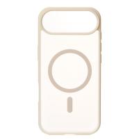 Силиконовый чехол MATTE с поддержкой MagSafe для iPhone 17 AIR antique white