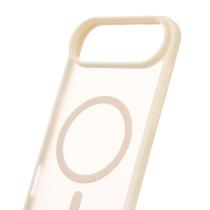 Силіконовий чохол MATTE з підтримкою MagSafe для телефону iPhone 17 AIR antique white