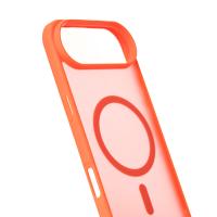 Силиконовый чехол MATTE с поддержкой MagSafe для iPhone 17 AIR orange