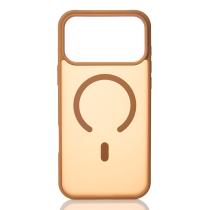 Силіконовий чохол MATTE з підтримкою MagSafe для телефону iPhone 17 Pro Max coffee brown