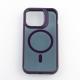 Силиконовый чехол MagSafe SHADOW для iPhone 14 Pro темно-фиолетовый