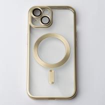 Силіконовий чохол MagSafe SHINING MATTE для телефону iPhone 14 gold