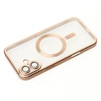 Силіконовий чохол MagSafe SHINING MATTE для телефону iPhone 16 desert titanium