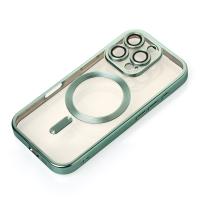 Силіконовий чохол MagSafe SHINING MATTE для телефону iPhone 16 Pro mint