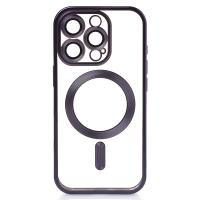 Силіконовий чохол MagSafe SHINING MATTE для телефону iPhone 16 Pro Max deep purple