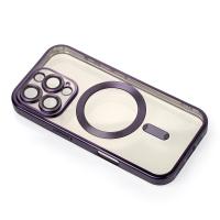Силіконовий чохол MagSafe SHINING MATTE для телефону iPhone 16 Pro Max deep purple