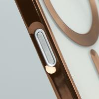 Силіконовий чохол MagSafe SHINING MATTE для телефону iPhone 16 desert titanium