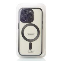 Силіконовий чохол MagSafe SHINING MATTE для телефону iPhone 12 Pro Max black