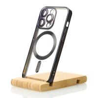 Силіконовий чохол MagSafe SHINING MATTE для телефону iPhone 12 Pro Max black