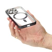 Силіконовий чохол MagSafe SHINING MATTE для телефону iPhone 12 Pro Max black