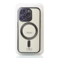 Силиконовый чехол MagSafe SHINING MATTE для iPhone 12 Pro black