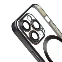 Силиконовый чехол MagSafe SHINING MATTE для iPhone 12 Pro black