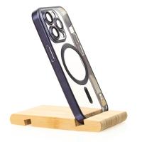 Силіконовий чохол MagSafe SHINING MATTE для телефону iPhone 12 Pro Max deep purple