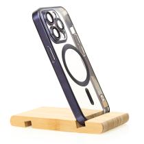 Силиконовый чехол SHINING MATTE с поддержкой MagSafe для iPhone 12 Pro Max deep purple