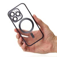 Силіконовий чохол MagSafe SHINING MATTE для телефону iPhone 12 Pro Max deep purple