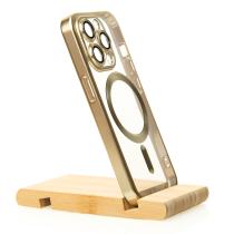 Силіконовий чохол MagSafe SHINING MATTE для телефону iPhone 15 Pro gold