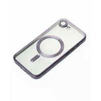 Силіконовий чохол MagSafe SHINING MATTE для телефону iPhone 16E deep purple