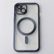Силиконовый чехол MagSafe SHINING MATTE для iPhone 15 blue titanium