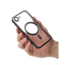 Силіконовий чохол MagSafe SHINING MATTE для телефону iPhone 16E black