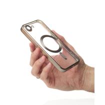 Силіконовий чохол MagSafe SHINING MATTE для телефону iPhone 16E natural titanium