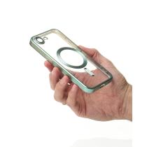 Силіконовий чохол MagSafe SHINING MATTE для телефону iPhone 16E / iPhone 17E mint