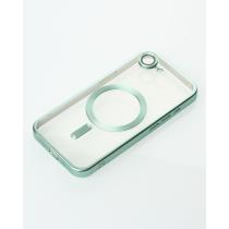 Силіконовий чохол MagSafe SHINING MATTE для телефону iPhone 16E / iPhone 17E mint