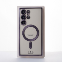 Силіконовий чохол MagSafe SHINING MATTE для телефону Samsung S23 Ultra mint